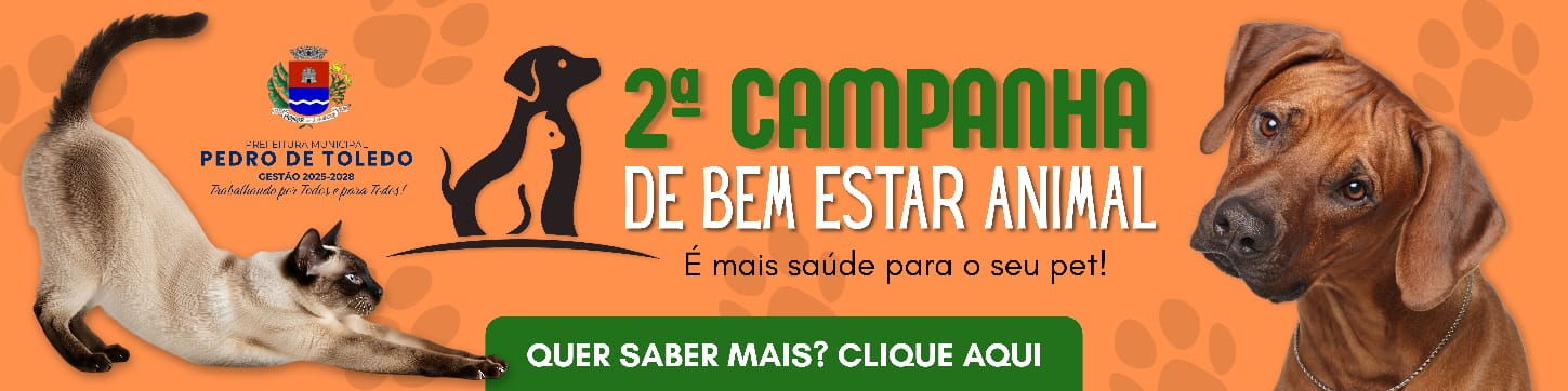 VEM AÍ, A SEGUNDA CAMPANHA DE BEM ESTAR ANIMAL!